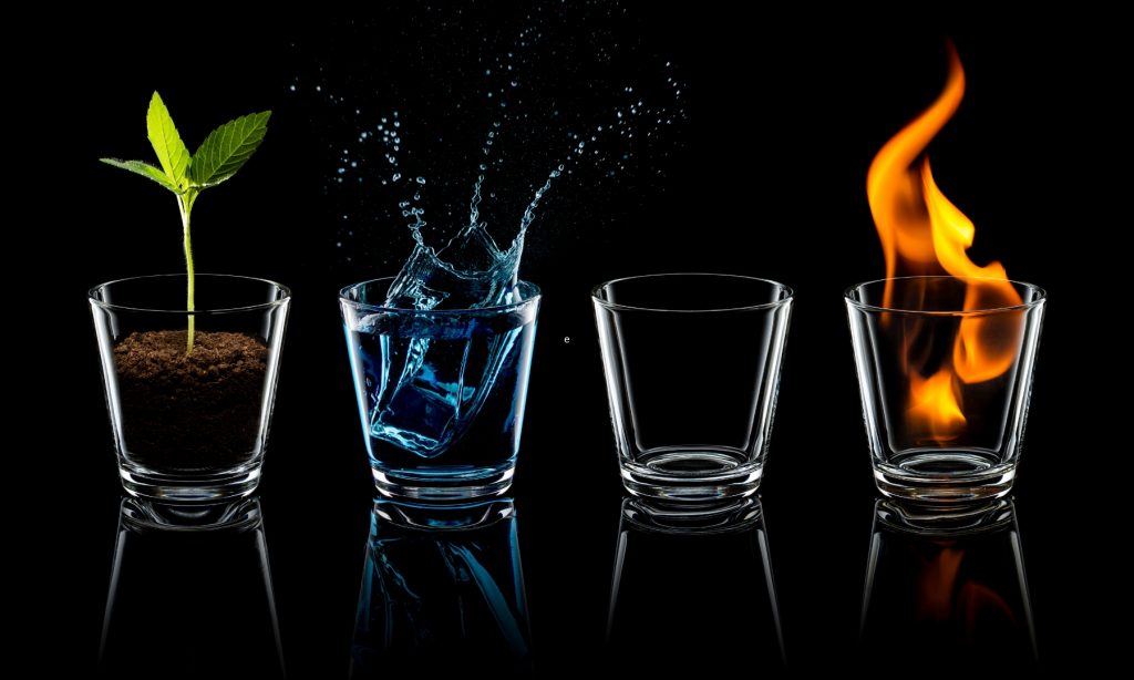 ma'heo'o vier Elemente