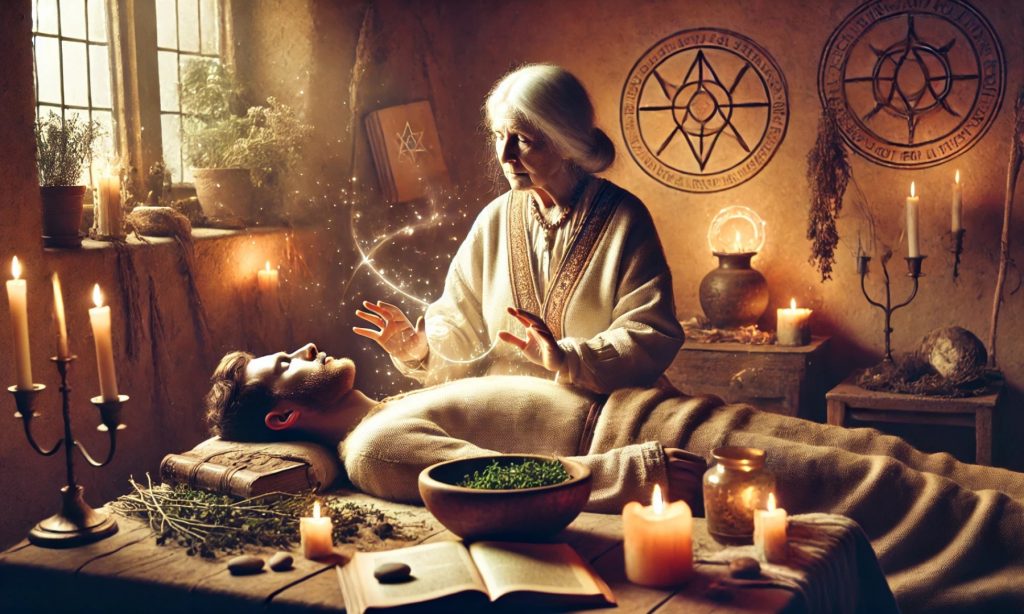 Schamanisches Besprechen von Krankheiten