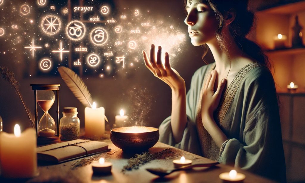 Schamanisches Besprechen von Krankheiten