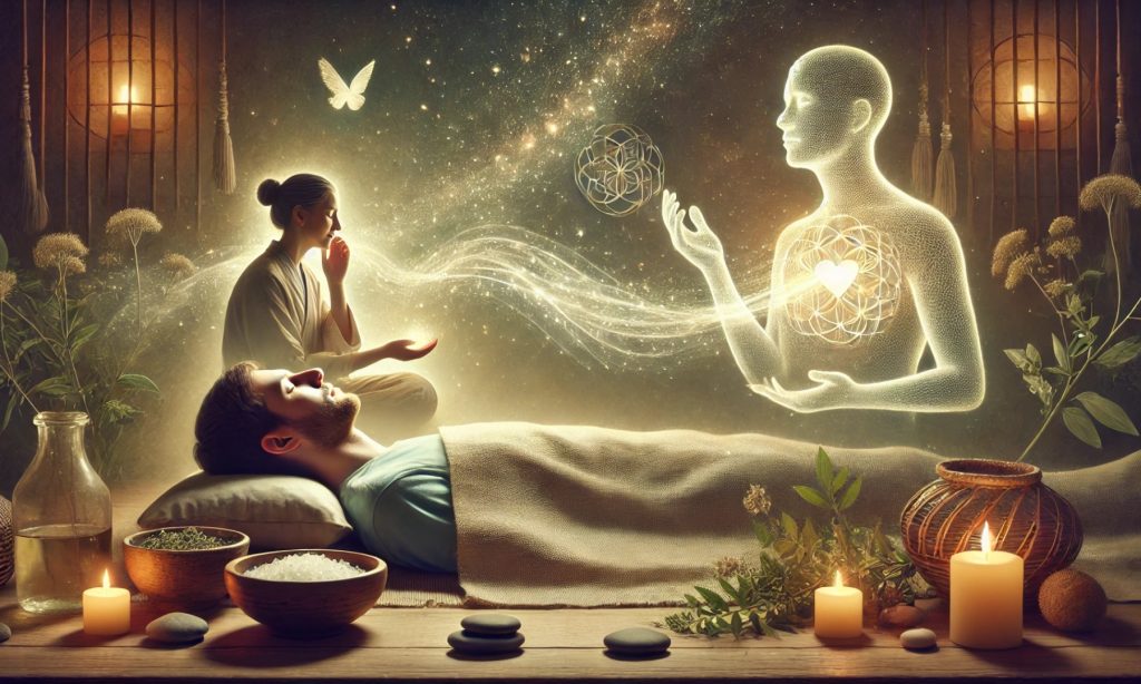 Schamanisches Besprechen von Krankheiten