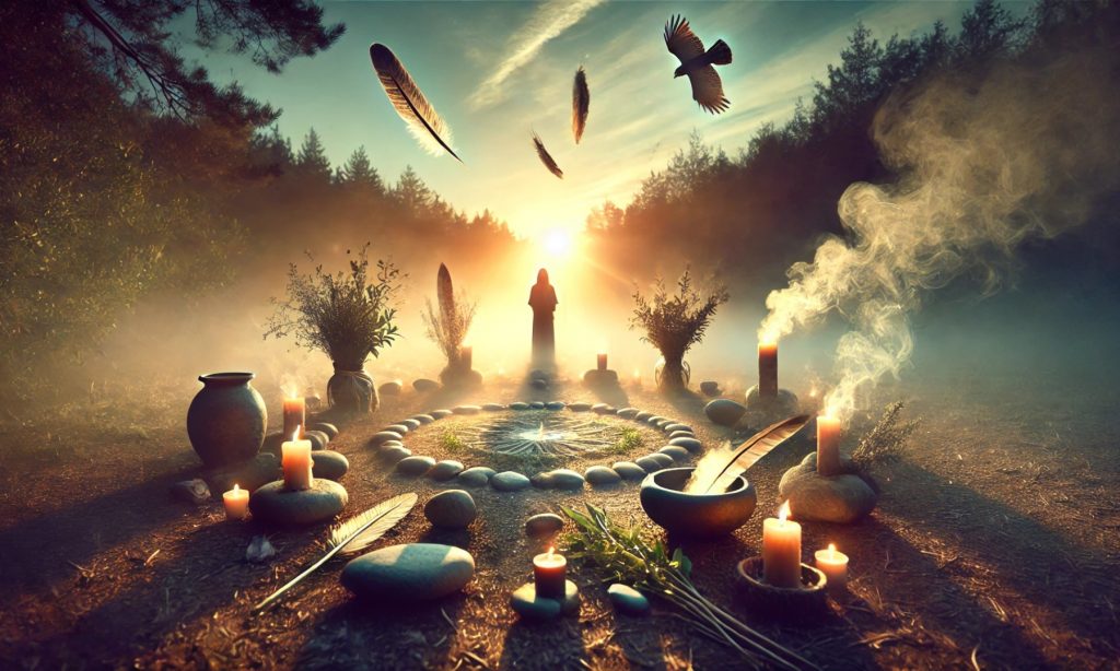 Schamanische Rituale 
Schamanisches Ritual 