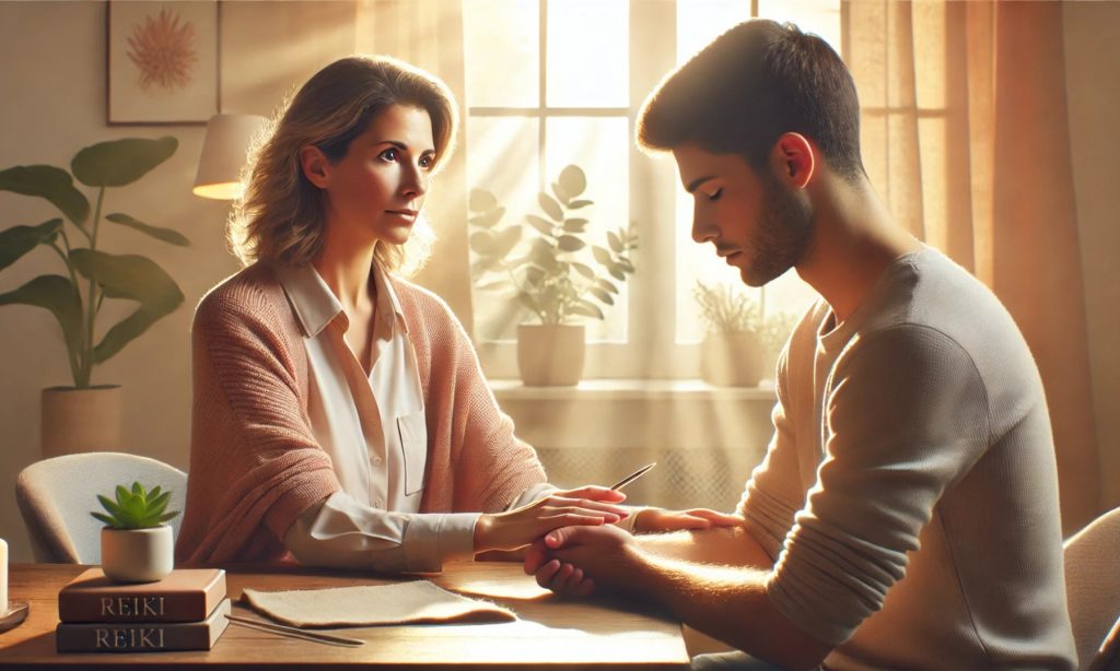 Jemandem Reiki geben